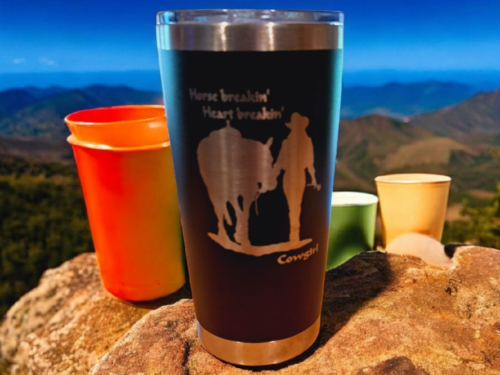 Horse Breakin Heart Breakin Cowgirl 20 oz Tumbler - Free Shipping