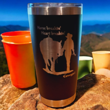 Horse Breakin Heart Breakin Cowgirl 20 oz Tumbler